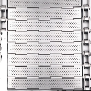 机械输送用耐用钢链板输送带 - Product Image 1