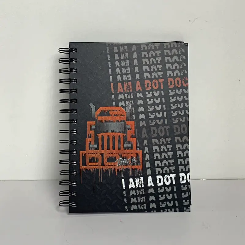 Herstellung individuelles Großhandel A5-Hardcover-Notizbuch gefüttertem Tagebuch individuelle Spiral-Notizbücher für Unternehmen