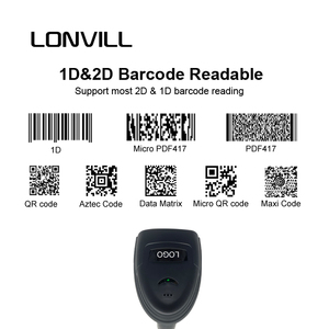 Wholesale BT USB Handheld Barcode <strong>Scanner</strong> Wireless 2.4Ghz <strong>Data</strong> <strong>matrix</strong> <strong>Code</strong> <strong>Scanner</strong> with Charging Stand - Product Image 4