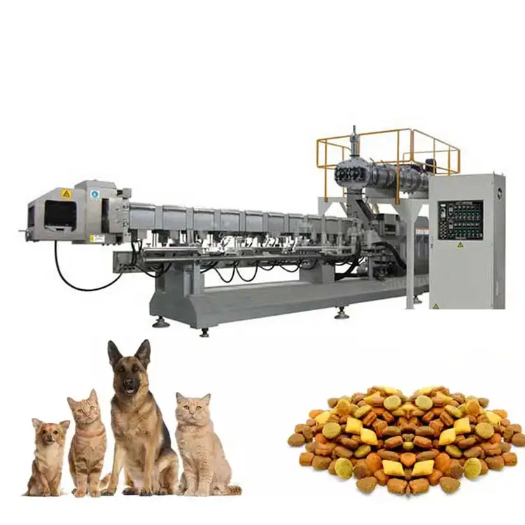Automatische Hoge Kwaliteit Kattenvoer Machine Diervoeder Pellet Machine Roestvrij Staal Voedsel Pellet Making Machine
