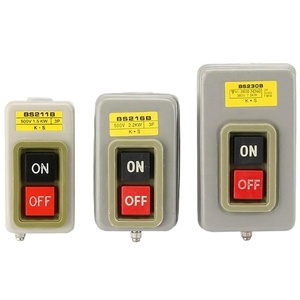 BS-216B 3P 380V 10A 2.2KW kendinden kilitleme On/Off güç Push Button kontrol anahtarı - Product Image 2