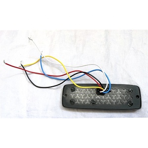 ECE R65 led stroboskop ışığı su geçirmez 12v amber led uyarı yanıp sönen ışıkları kırmızı mavi led yüksek güçlü acil strobe flaş işık - Product Image 5