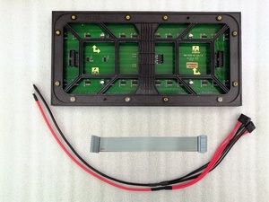Светодиодная точечная матрица RGB панель 32x16 см P10 HUB75 SMD наружный полноцветный светодиодный дисплей модуль панели - Product Image 4
