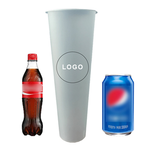 Econewleaf 98mm 12 oz 24 oz PET sıcaklığa dayanıklı-20 derece ~ 60 derece şeffaf tek kullanımlık plastik Boba bardaklar - Product Image 1