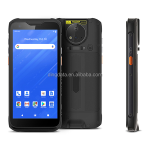 נייד מוסמך 5 אינץ 'ip68 כף יד pda 12 4g wifi 5mp nfc 2d סורק rfid 16gb עבור יישומים תעשייתיים