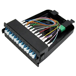 LC-Módulo de Cassette MPO OM3 OM4 LGX MTP, fibra MPO 12 24, Cassette para Panel de parche de fibra óptica MPO, venta al por mayor de fábrica - Product Image 1