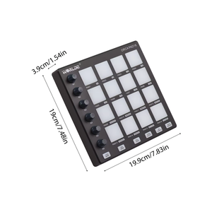 批发世界Orca Pad16迷你Usb Midi控制器键盘DJ音乐音频工作室乐器电子鼓垫 - Product Image 3