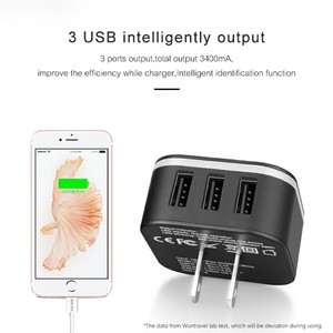 Ce Rohs FccLvd証明書4In1急速充電壁充電器オールインワンマルチプラグユニバーサルトラベルアダプタープラグ - Product Image 5