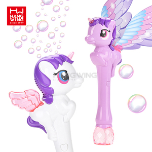 Hw בועה unicorn פיות <span class=keywords><strong>wand</strong></span> עם כנפיים יפות בנות משחק ערכות קיץ חשמלי בחוץ מכונת צעצוע לילדים - Product Image 1
