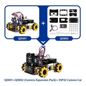 Acearduino ESP32 IoT WiFi tekerlek programlanabilir engel kaçınma takip Scratch kodlama marş akıllı Robot araç kiti Arduino için