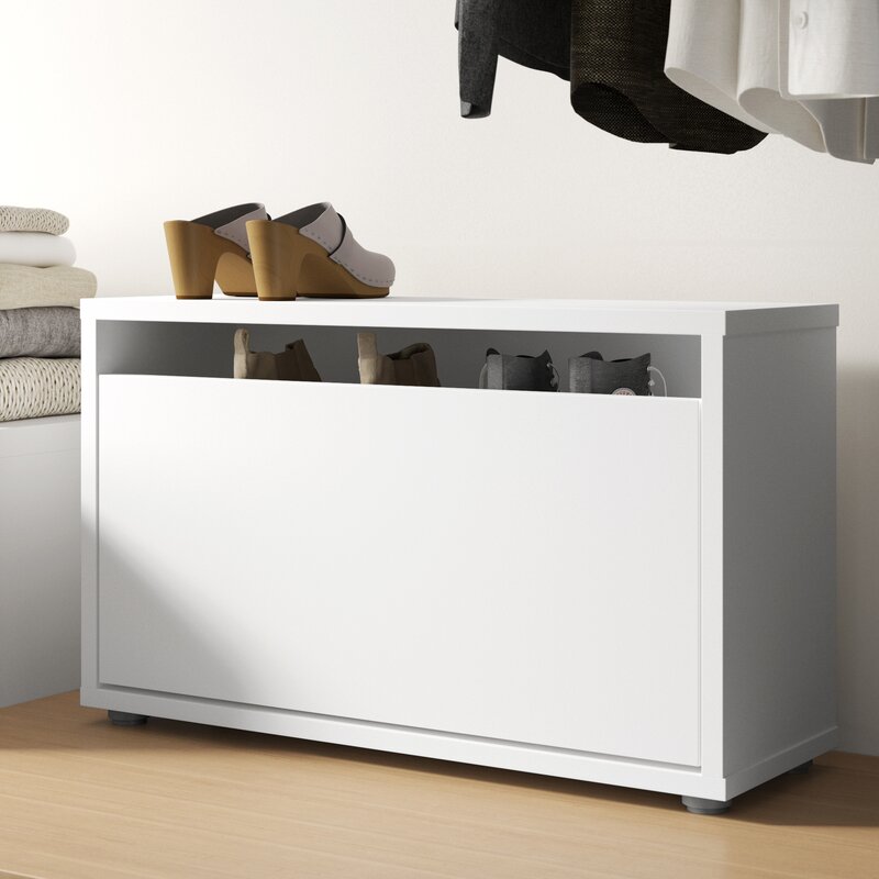 8 Pair Shoe Storage Cabinet Shoe Rack Living Room Furniture Shoe Cabinet