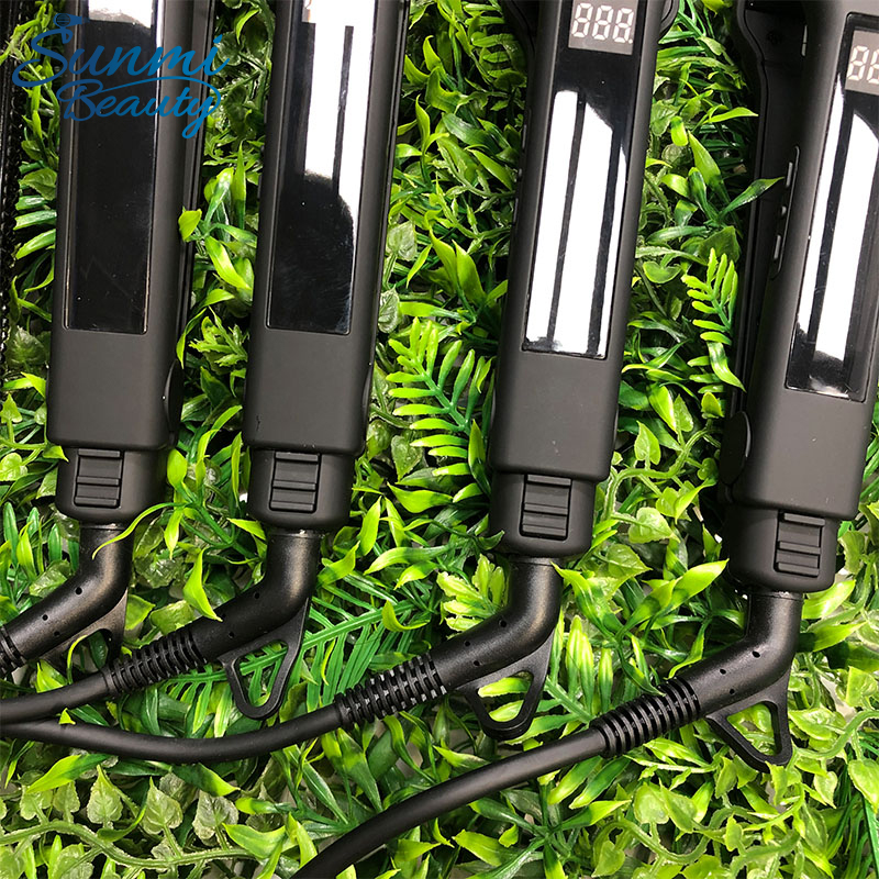 Hair Straightener OEM Factory Flatiron Fast Heating Wide Plate Straightener Parts Flat Iron