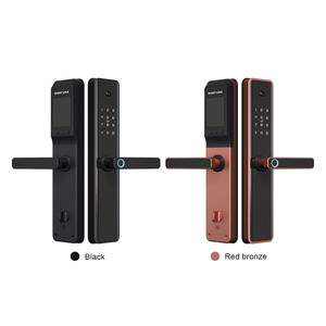 Electronic Tuya Wifi Bluetooth Biometric Fingerprint Magnetic Card Password Smart Lock with HD Camera for Aluminum Alloy Door - Product Image 6