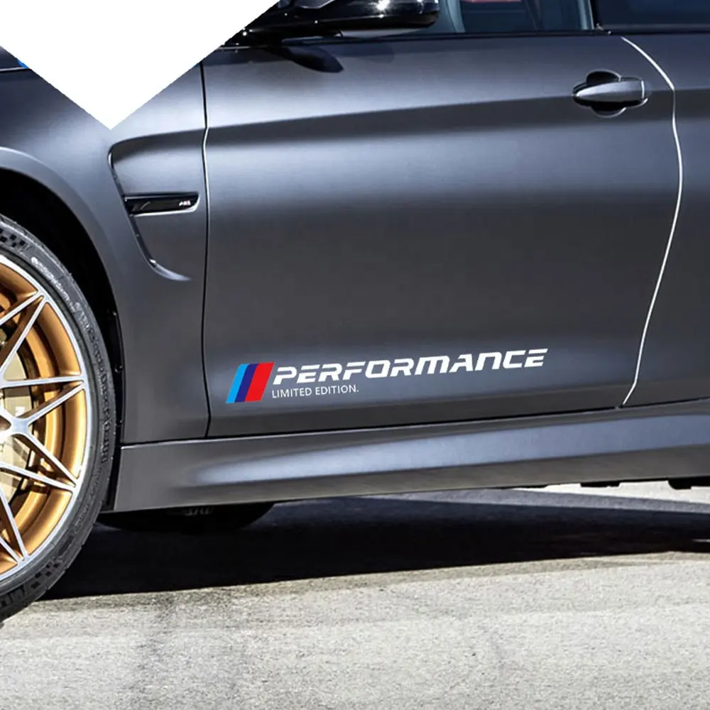 Adesivo per porta auto con Logo personalizzato in fabbrica per BMW M3 M5 X1 X3 X5 X6 E36 E36 E46 E30 E60 E92 serie BMW
