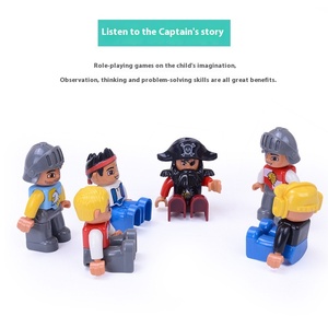 Diy Building Blocks <strong>Toy</strong> Plastic Compatible for Lego Big Particle Accessory for Pilot Police <strong>Grandpa</strong> Grandma Mom Age Range 5 7 - Product Image 4