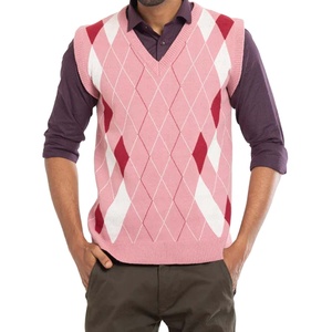 Direct Factory Best Quality <strong>Custom</strong> Design Men's Sleeveless Sweater Fashionable <strong>Computer</strong> Knitted from Direct Factory - Product Image 5
