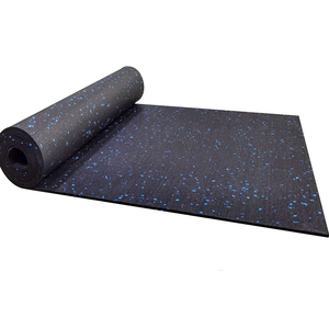 定制厚防滑橡胶垫辊健身房地板三元乙丙橡胶瓷砖尺寸可定制 - Product Image 1