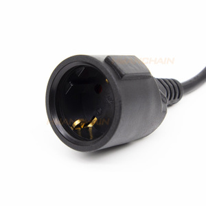 H05VV-F ซ็อกเก็ต IP44ตัวเมีย3*1.5MM2*0.4ม. + สีดำลอก - Product Image 2