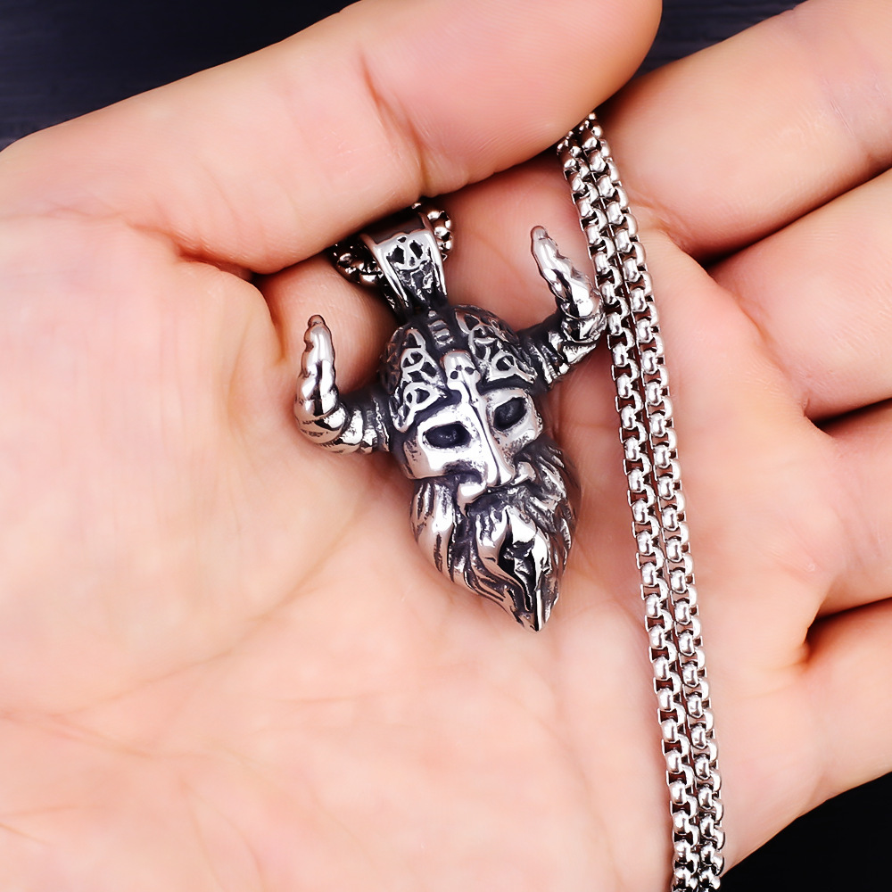 silver Solid cowhide steel chain