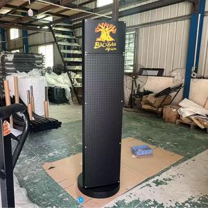 Tùy chỉnh kim loại một mặt nhiệm vụ ánh sáng di động Phụ Kiện hiển thị đứng Epoxy sơn tĩnh điện ba bên xoay Pegboard - Product Image 6