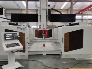 เครื่องแกะสลักไม้ CNC แบบ5แกนความเร็วสูงเครื่องแกะสลักหยกขนาดใหญ่2040รูปปั้นแกนกัดโฟมมอเตอร์กำลังสูง - Product Image 4