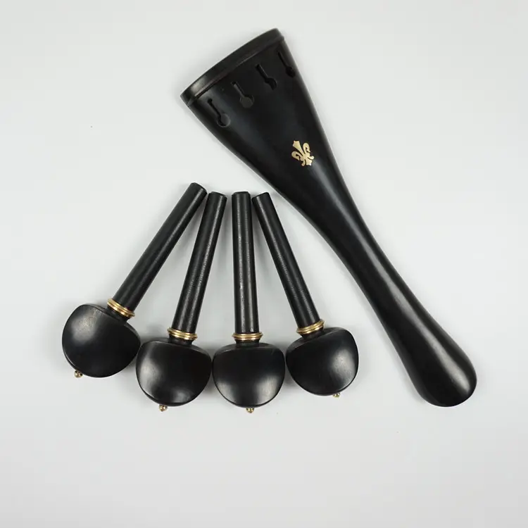 Un Set 5pcs Set di Accessori Violoncello Violoncello Pioli e Cordiera