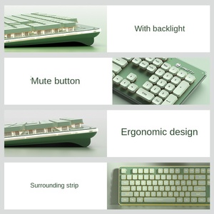 Teclado inalámbrico Langtu L1 con sensación mecánica, diseño silencioso, opción con cable retroiluminado para computadora portátil de escritorio para uso en la oficina de juegos - Product Image 6