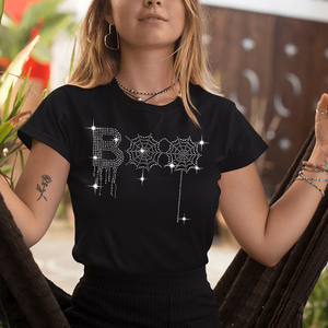 Halloween Ngày Rhinestone Mẫu Thiết Kế Pha Lê Rhinestone Motif Cho Dresses Spider <span class=keywords><strong>Web</strong></span> Thạch Chuyển - Product Image 3