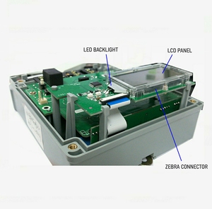 -25C niedrigen temperatur display 7 segment tn lcd modus für smart energy meter 7 ziffern metall pins benutzerdefinierte lcd display für power meter