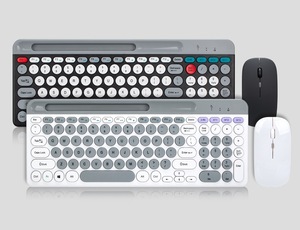 מיני 2.4g ארגונומי 1600 dpi <span class=keywords><strong>usb</strong></span> מקלדת אלחוטית עבור מצב כפול חריץ כרטיס מובנה מחובר 4 התקנים - Product Image 5