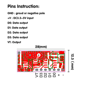 433-MHz-HF-Fernbedienungssender und 433-MHz-HF-Relais-Empfänger-Schaltermodul Drahtloser Schalter 4-Kanal-Ausgangssteuerschalter - Product Image 2