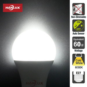 Hanlux תנועה חיישן מיקרוגל led הנורה 7W 9W 12W קול חישת אינדוקציה PIR אינפרא אדום חיישן חיסכון באנרגיה אור מנורת led הנורה