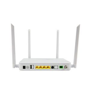 High quality ONU XPON Dual Band WiFi XPON 4GE+1Tel ONT SC/UPC FTTH Epon CATV <strong>Networks</strong> 2.4G 5G ONT Router F670L FTTH Router - Product Image 1