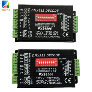 PX24506 DMX Decoder treiber RGB-Verstärkers teuerung regler Für LED-Licht 12-24V