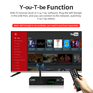 Super T2 Usb Upgrading Software Pvr <strong>Mpeg4</strong> Function Dvbt2 H.264 Dvb T2 Decoder Modulator Receiver Set-top Box Dvb T2 Decoder