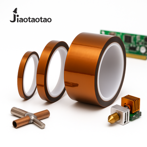 Tùy chỉnh kích thước nhiệt độ cao polyimide Băng Acrylic sưởi ấm Phim Giấy cách điện áp lực nhạy cảm Pi Băng - Product Image 2