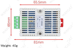 MD02 Transmisor de Temperatura y Humedad Módulo Sensor de Detección Modbus SHT20 Sensor de Temperatura RS485 Señal Analógica de XY-MD02