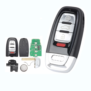 8K0 959 754F IYZFBSB802 4 Button Car <strong>Key</strong> for <strong>Audi</strong> A4 A5 Q5 S4 <strong>S5</strong> 2008 2009-2012 <strong>Key</strong> Remote Fob 315MHz PCF7945A ID46 Chip - Product Image 1