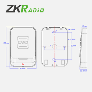 Ip7 ngoài trời ATEX kiểm soát truy cập đầu đọc RFID gần 125khz/13.56MHz thẻ Bàn phím Đầu đọc cho kiểm soát truy cập sysrem - Product Image 5