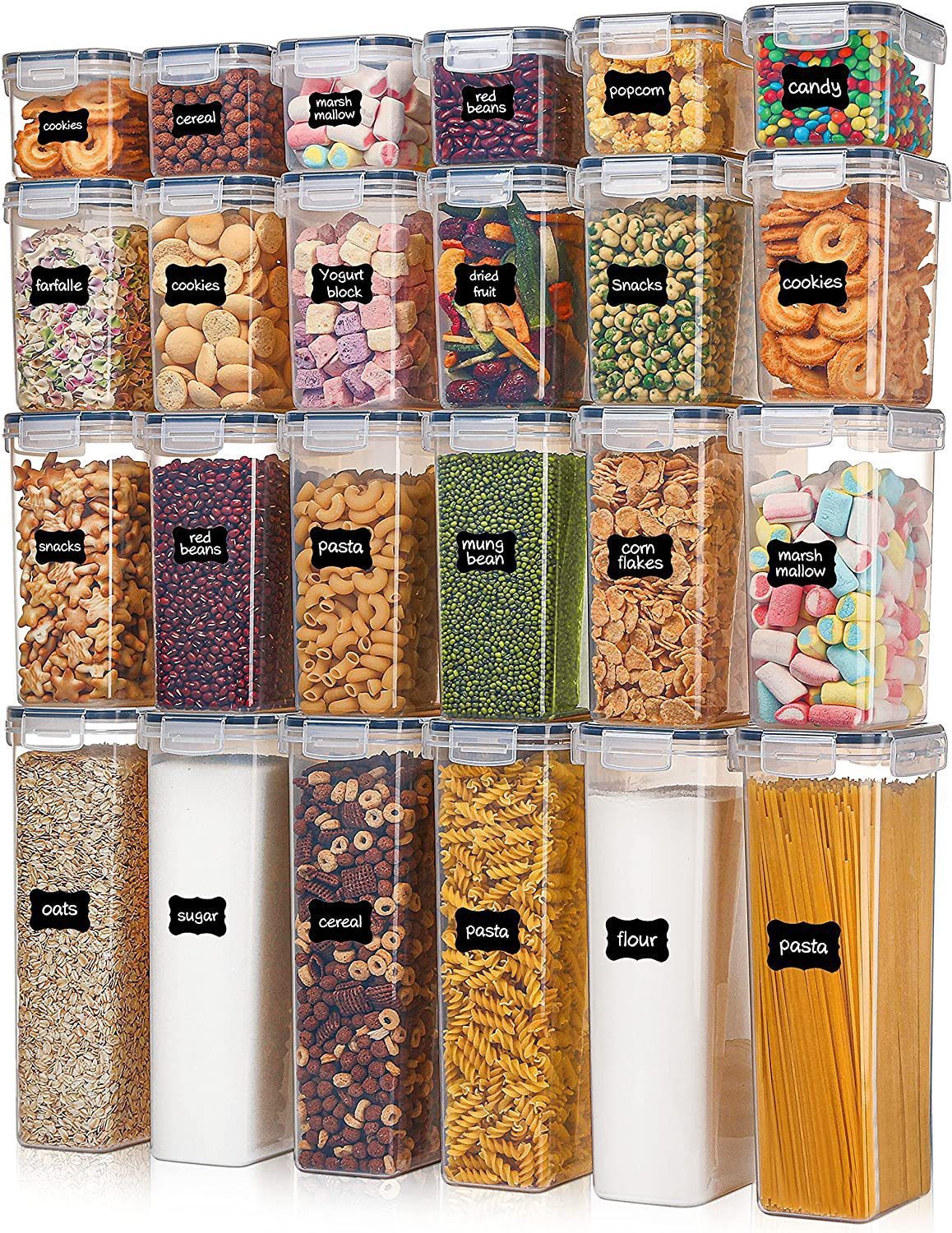 Coffret 24 pièces + autocollant + stylo blanc