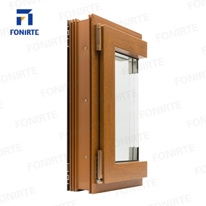 Fabrika satış ses geçirmez standart boyut cam profil Upvc bifold pencere ve kapı bi-katlanır windows Upvc pencereler profilleri