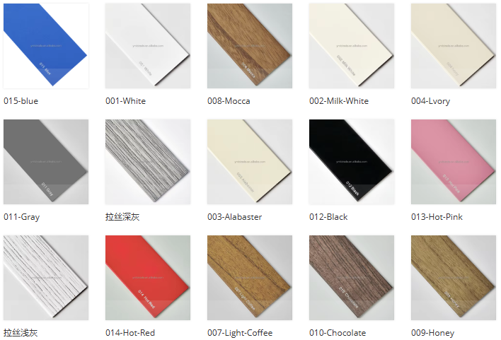Plusieurs couleurs disponibles
