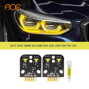 X3 X4M G01 G03 G08 F98 F97 IX3 CSL Yellow DRL Angel Eyes <strong>LED</strong> Module - Product Image 4