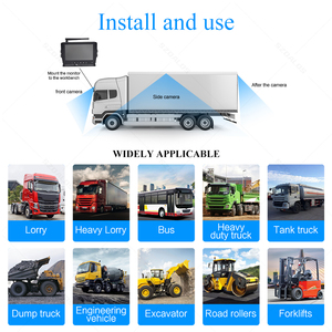 Cámara de marcha atrás inalámbrica para vehículo, sistema de seguridad de cámara de visión trasera de camión inalámbrico Digital de 2,4g para camión Rv, autobús, remolque, camión, 24V - Product Image 2