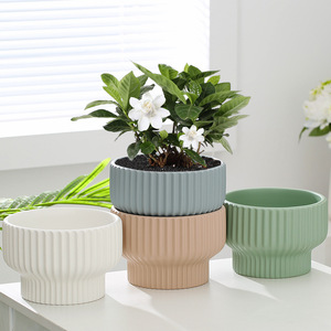 Custom Morandi Colors Ceramic Planter Home Garden Entryway Modern Large Medium Small <strong>Sizes</strong> Planting Flower Succulent Cactus <strong>Pots</strong>