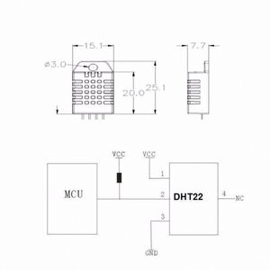 Ardui用OEM温度および湿度AM2303DHT22センサー - Product Image 6