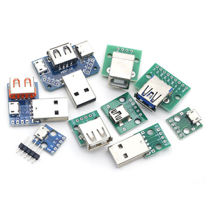 1 Stück USB-Männlich-Anschluss / MINI MICRO-USB-ZIPA-Adapter weiblicher Anschluss 2,54 Anschluss B Typ-C USB 2.0 3.0 Weiblicher Leiterplatten-Wechselrichter - Product Image 2