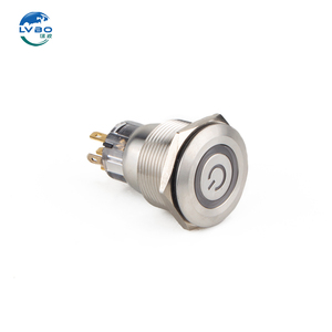 LVBO Waterproof <strong>Push</strong> <strong>Button</strong> <strong>Switch</strong> Momentary <strong>Latching</strong> Metal <strong>Push</strong> <strong>Button</strong> <strong>Switch</strong> 22mm Latch Light <strong>Switch</strong> - Product Image 3