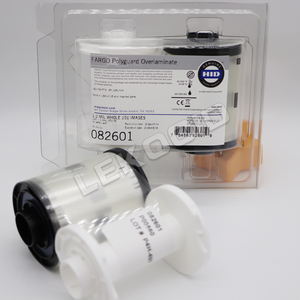 Fargo hdp8500昇華PVCカラープラスチックカードプリンターファーゴー1.0milオーバーラミネート82601フィルムプリンターリボン - Product Image 2