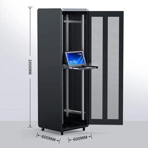 <strong>MT</strong>-<strong>VIKI</strong> 1U Rack Mount KVM Console, 8 Port KVM VGA Switch W/15.6'' LCD Monitor, 1080P, Integrated Touchpad+Keyboard+8 KVM Cables - Product Image 6
